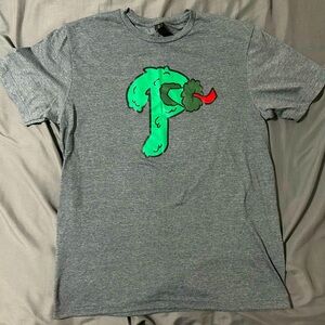 PHILLY PHANATIC Phillies Baseball Soft Ringspun Pre-shrunk Cotton T-Shirt